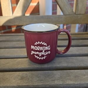 Morning Pumpkin Purple Coffee Mug